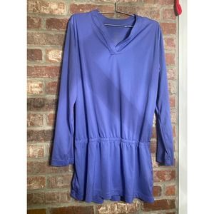 Patagonia Girls Swim Violet Blue Swim Cover Up